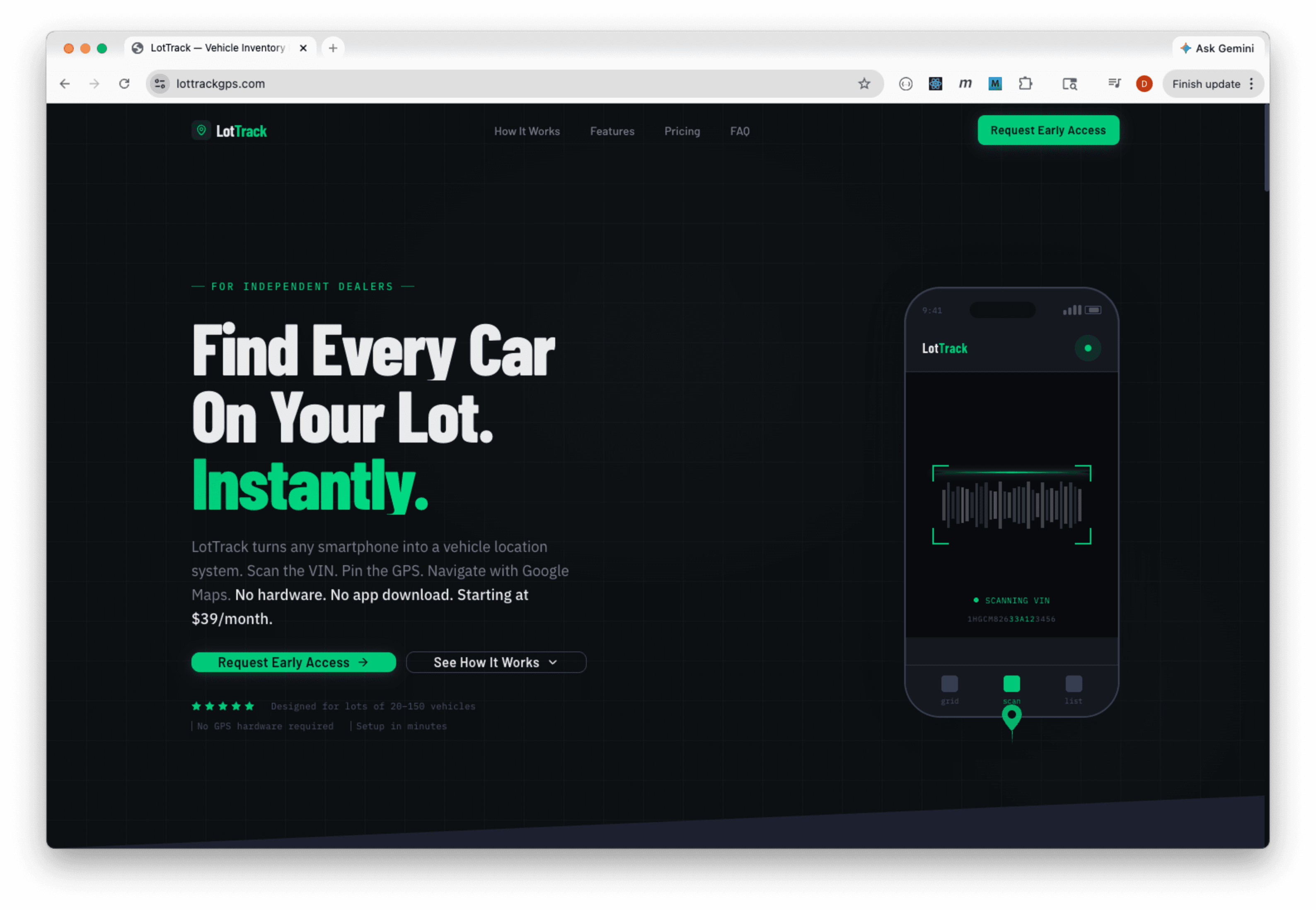Vehicle Inventory SaaS screenshot